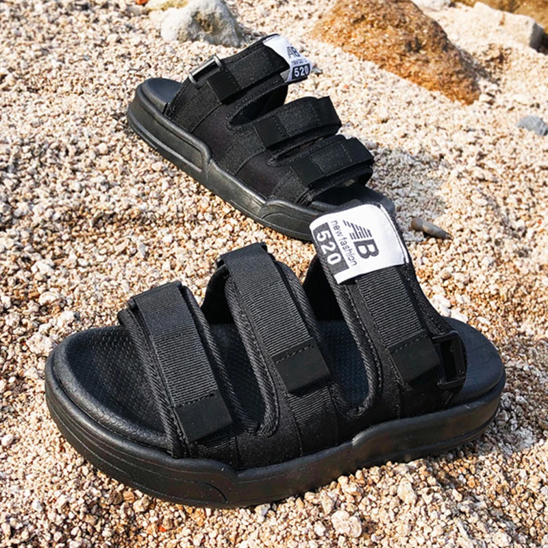

Couple Summer Sandals Women Men Flat Shoes Open Toe Roman Sandals Casual Shoes Woman Footwear Plus Size 35-43 zapatillas mujer