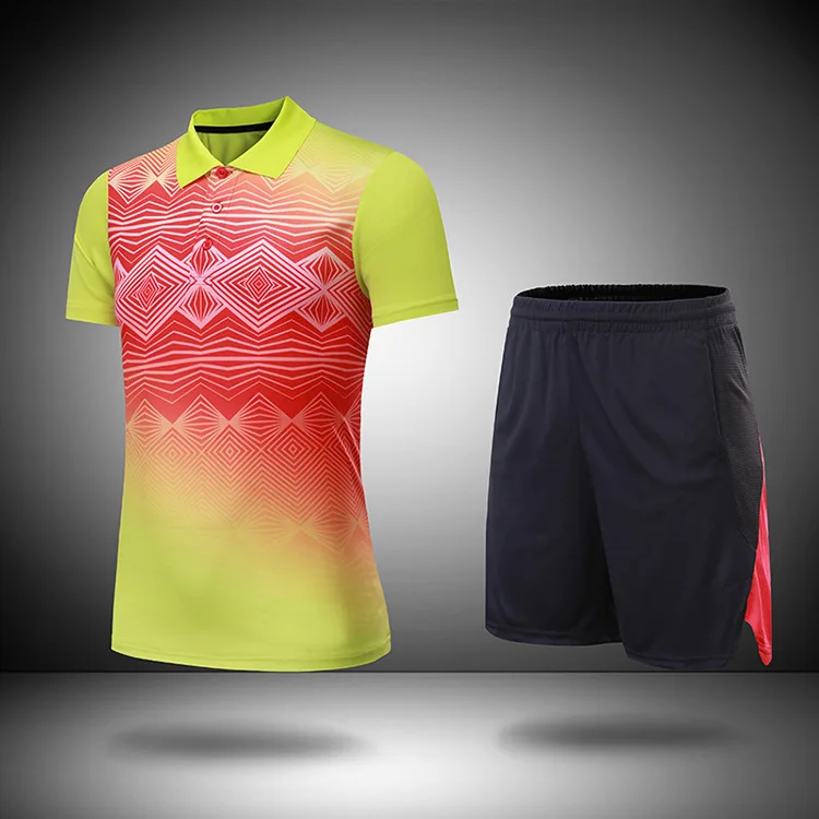Одежда для настольного тенниса, мужской/женский костюм для бадминтона, camisetas mujer tenis, спортивный костюм, уличная спортивная одежда, тренировочная футболка для настольного тенниса