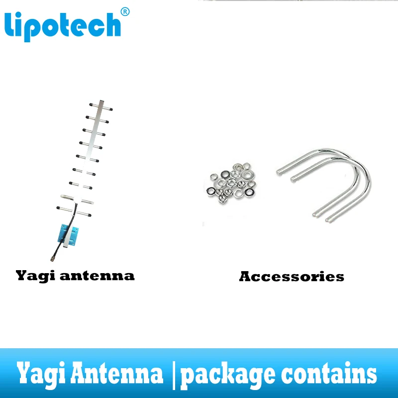 Lintratek 13dBi 3G 4G Yagi наружная антенна lte dcs wcdma внешняя усилитель сигнала с N Женский