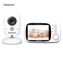 Babykam baba eletronica com камера детектор фетальный 3,2 дюймов ИК ночного видения Домофон колыбельные датчик температуры cry baby няня