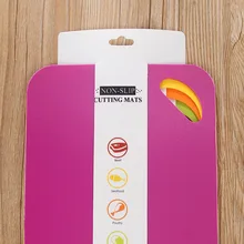 4 шт./компл. классификация разделочная доска Нескользящая пищевая разделочная доска ПП разделочные Коврики