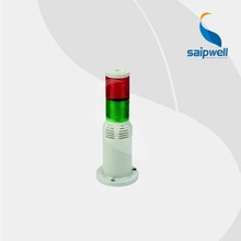 4 Вт 2 слоя встроенный зуммер Тип светодиодный сигнал светящаяся башня/промышленная лампа ровного света многоуровневый Предупреждение ющий свет(LTA-503-2TJ