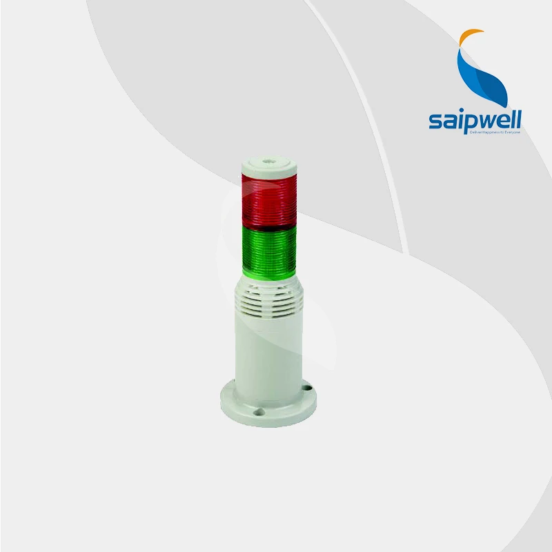 4W 2layer Built in Buzzer Type LED Signal Tower Lamp Industrial Steady Light Multi level Warning