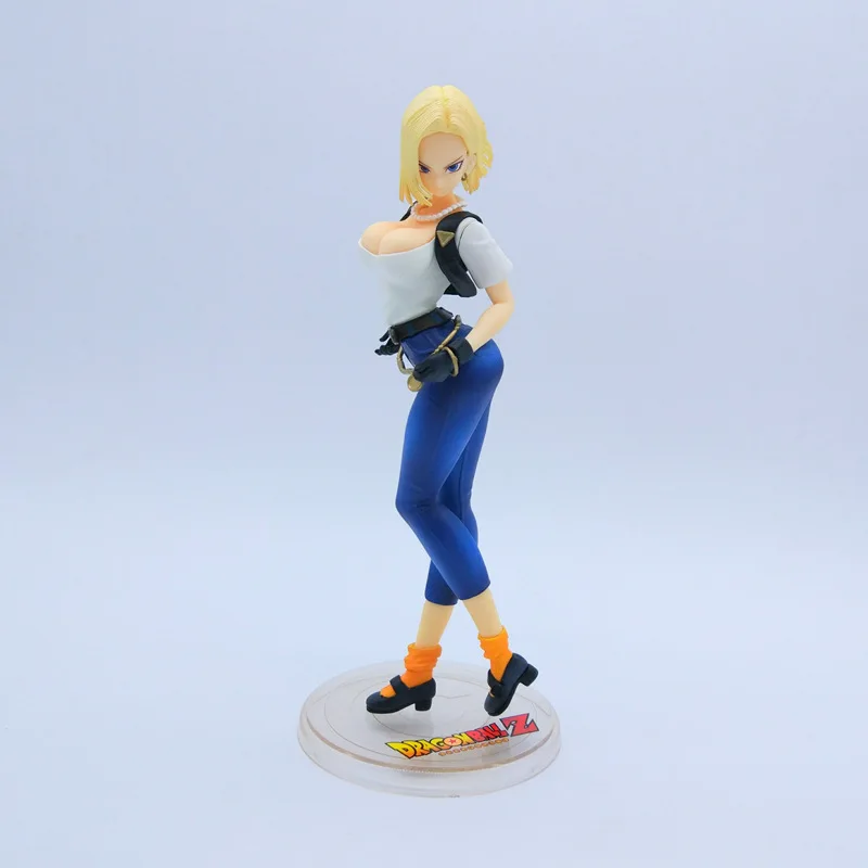 Huong Anime 22CM Dragon Ball Z Gals Android NO 18 Ver II PVC Action Figure Collectible