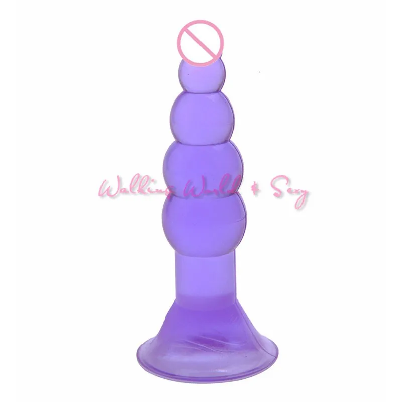 4 Color Silicone Anal Sex Toys Anal Beads Butt Plug Anus Insert Stopper G-Spot Massager Adult Sex Products Anal Dildo Unisex (5)