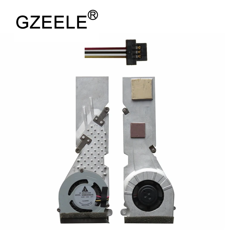 

GZEELE NEW Laptop CPU Cooling Fan cooler For LENOVO IDEAPAD S10-3c Good quality cooler Radiator Leaves 3 pins KSB0405HA CPU fan
