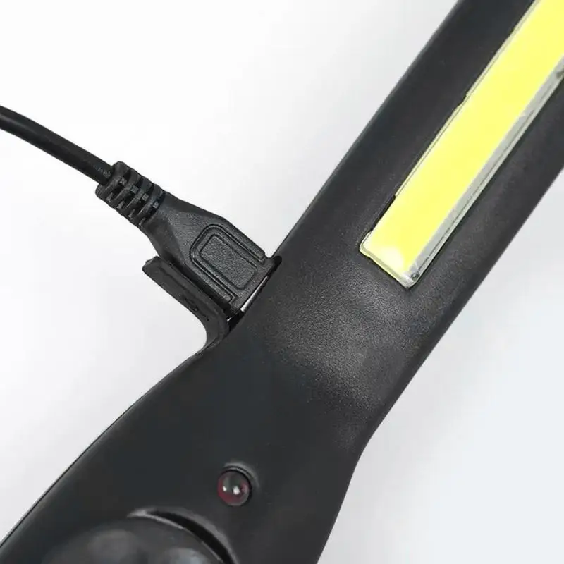 Регулируемый автомобильный USB флэш-светильник перезаряжаемый COB рабочий светильник портативный магнитный фонарик для осмотра лампа для ремонта автомобиля лампа для кемпинга
