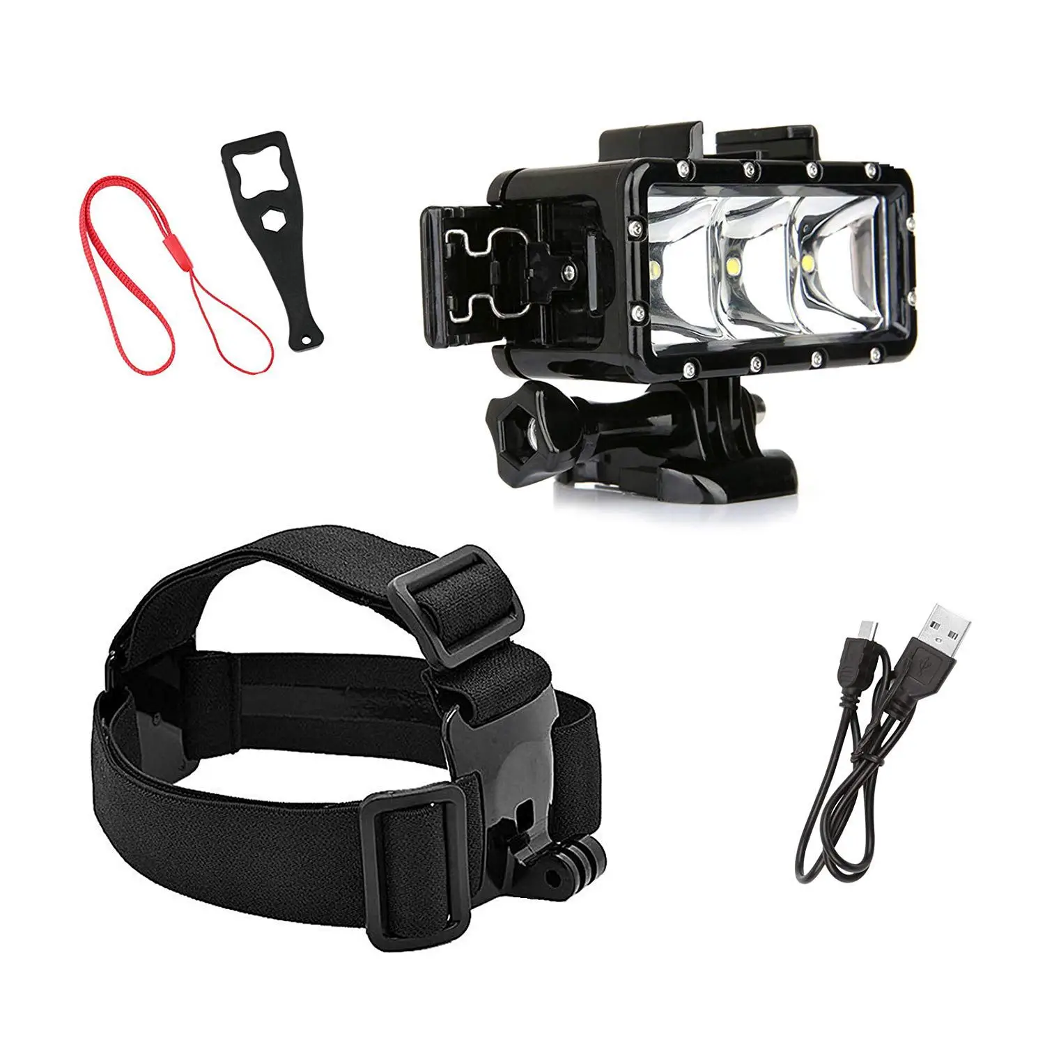 

SHOOT Underwater Diving Light Accessories Kit for GoPro Hero 6/5/4/3+/3/5 Session/4 Session/HERO/Fusion DBPOWER Crosstour FITFOR
