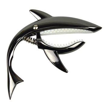 

HOT-New Alloy Personality Shark Capo Ukulele Guitar Parts and Accessories