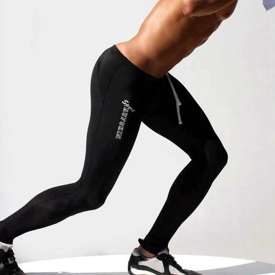 Mens Running Jogging Basketball Tights Compression Dri fit Breathable Long Pants
