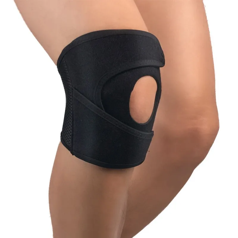 1 шт. защитная накладка на колено дышащая Регулируемая компрессионная EVA колодки защита колена Крышка для ног на открытом воздухе Осень-зима поддержка колена