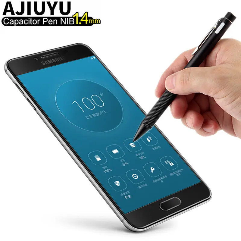 

Active Pen Capacitive Touch Screen For Samsung Galaxy S8 S7 S6 edge S8+ S5 S4 Note8 Note 8 7 6 5 4 A Stylus Pen phone NIB 1.4mm