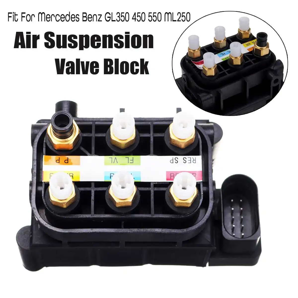 

Air Suspension Valve Block For Mercedes-Benz GL350 450 550 ML 2502123200358 GL X164 2006-2012 M W164 2005-2011