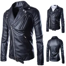 Chao, мужская куртка из искусственной кожи, пальто с отложным воротником, мульти-молния, ремень, кожаная куртка, S-3XL, 4XL, 5XL, весенняя и Осенняя мода для колледжа