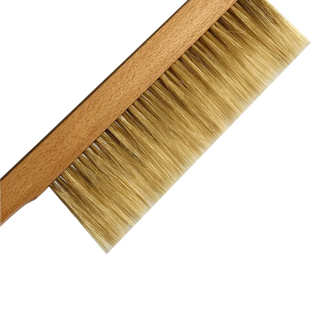 

Wood Bee Brush 3 Rows Soft Sturdy Bristle Wasp Brush Beekeeping Tool 66CY