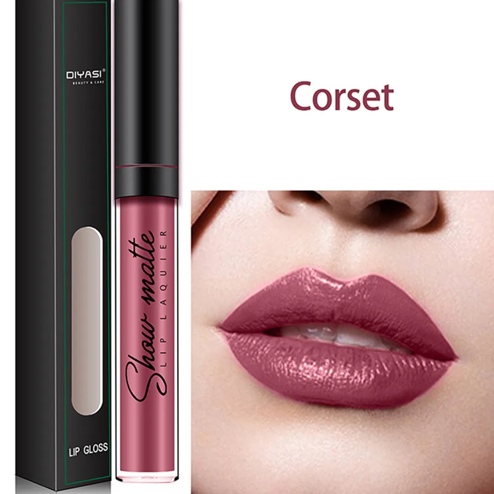 

2019 fashion new waterproof liquid lipstick Lipgloss moisturizing long-lasting diamond lip gloss maquiagem 50*