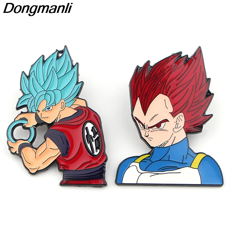 Модные аниме Wukong P3887 Dongmanli классные металлические эмалированные броши и значок на