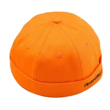 Мужская и женская Кепка с вышивкой в виде черепа, кепка, повседневная, Docker, моряк, механик, без полей, одноцветная, Gorro Invierno Mujer, Весенняя Кепка