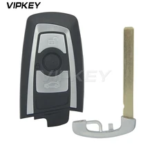 Remotekey YGOHUF5662 Smart Car Key for BMW 5 7 F Series 3 Button 315mhz HUF662 Blade key 2009 2010 2011 2012 315 433 868 mhz smart remote key 4 buttons for bmw 3 5 7 series cas4 system 2009 2010 2011 2012 2013 2014 2015 2016 kr55wk49863