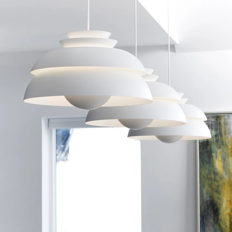 Высокая имитация скандинавского датского дизайна концертные подвесные светильники ресторан спальня гостиная креативный многослойный лампе Классик