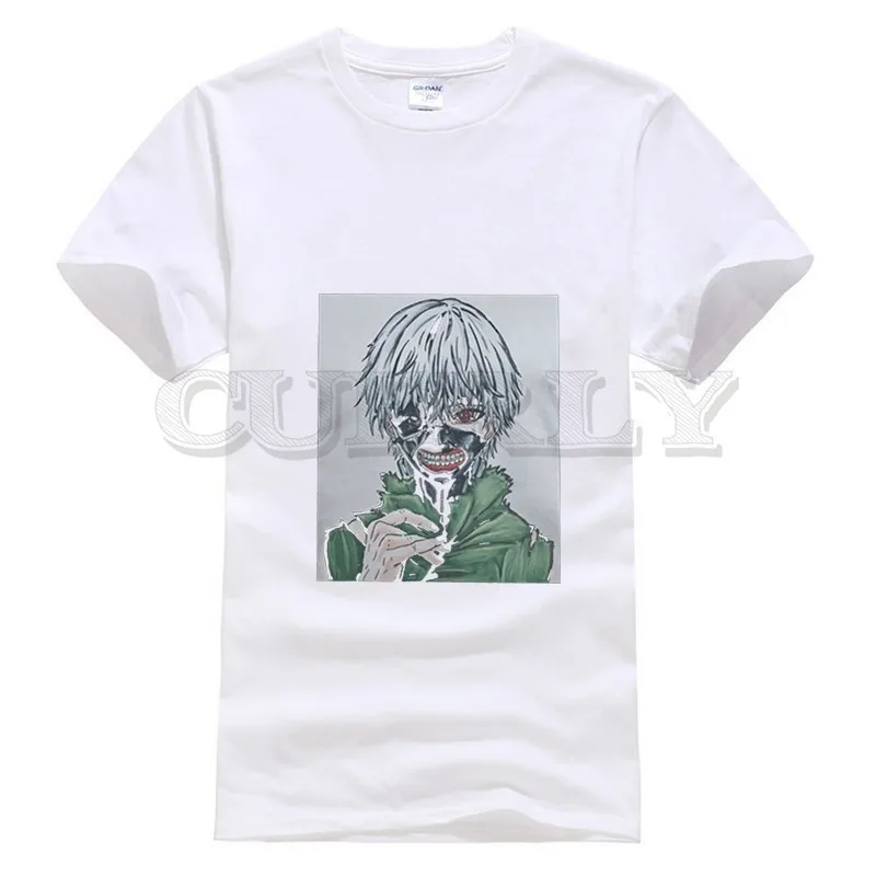 

2019 suprem Cotton Tokyo Ghoul Men thrasher t shirts oggai Ken Ken / Sasaki men shirts tshirts brands Men's Clothing