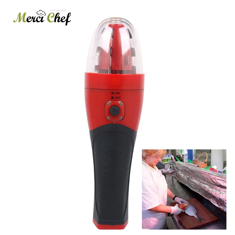 Electric Rechargeable Handheld Fish Scaler Kitchen Scale Fish Tool Waterproof Scraper for Cleaning 220V/110V Euro plug & UL plug