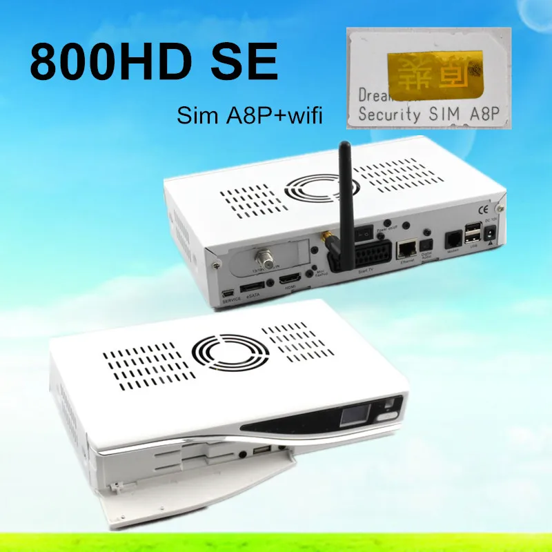 3 шт./лот DM800se WIFI DM800 SE С сим a8p карты DM 800SE HD Хорошее Качество Горячей Продажи