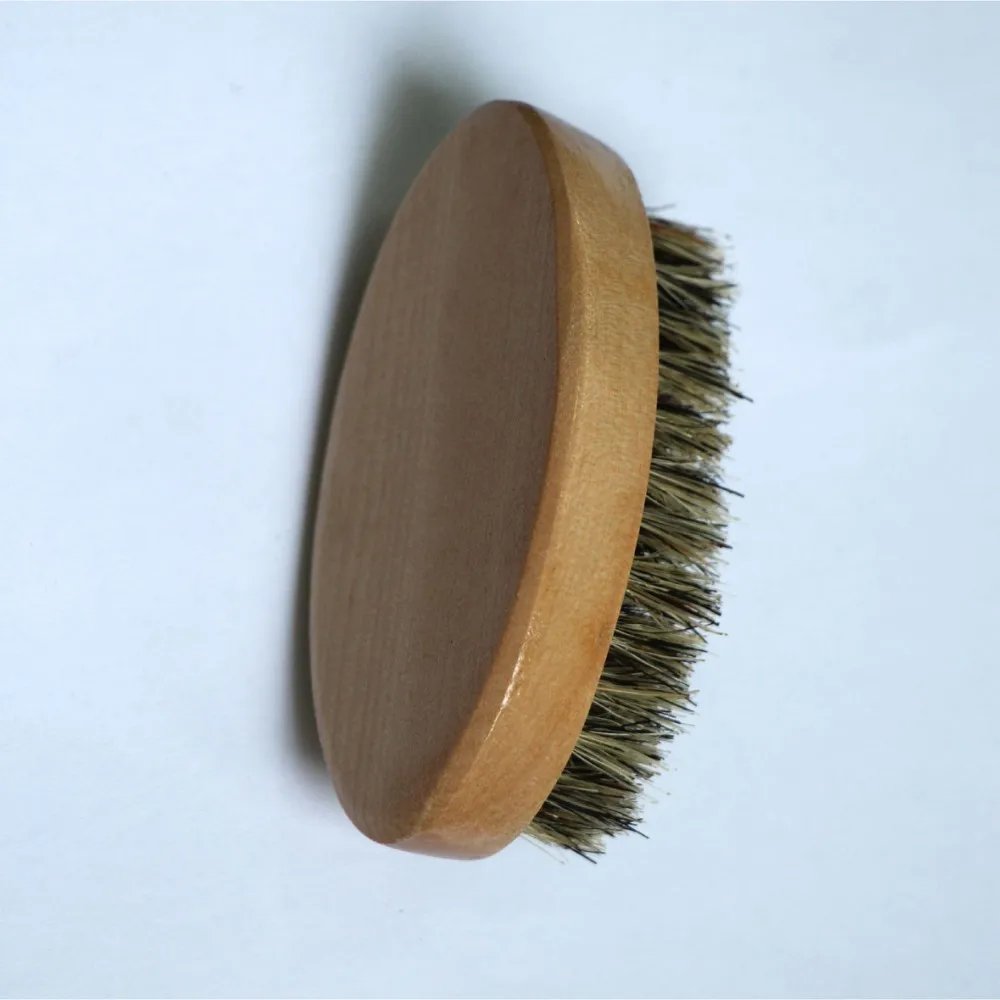 Бритвенный кабан макияж для волос щетка из голландсокого дерева военные круглые мужские кисточки штрихи отлично подходят для использования с растительность на лице Борода масло
