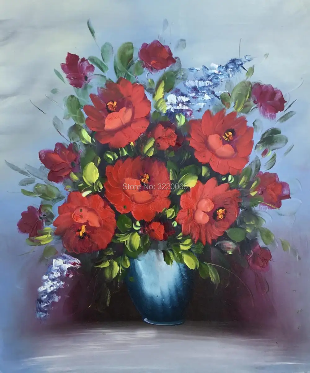 Oil painting special offer decorative"flower"100 pure hand painted