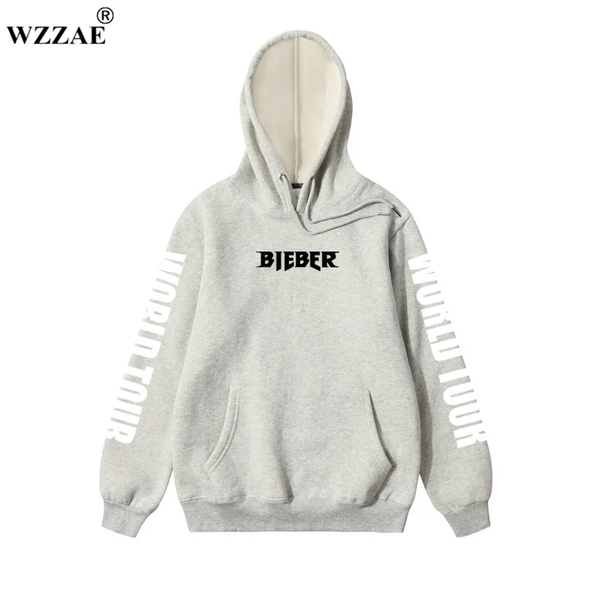 Justin Bieber Purpose Tour Print Hoodie Men Hip hop Streetwear Fleece Cotton Pullover WORLD TOUR Special Sweatshirt Women S-XXL
