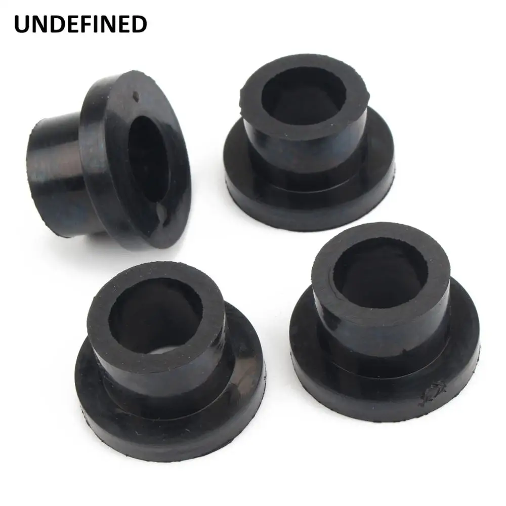 

4pcs Black Motorcycle Handlebar Bushing Riser Insert Replacement for Harley Touring Electra Glide Dyna Softail Sportster XL