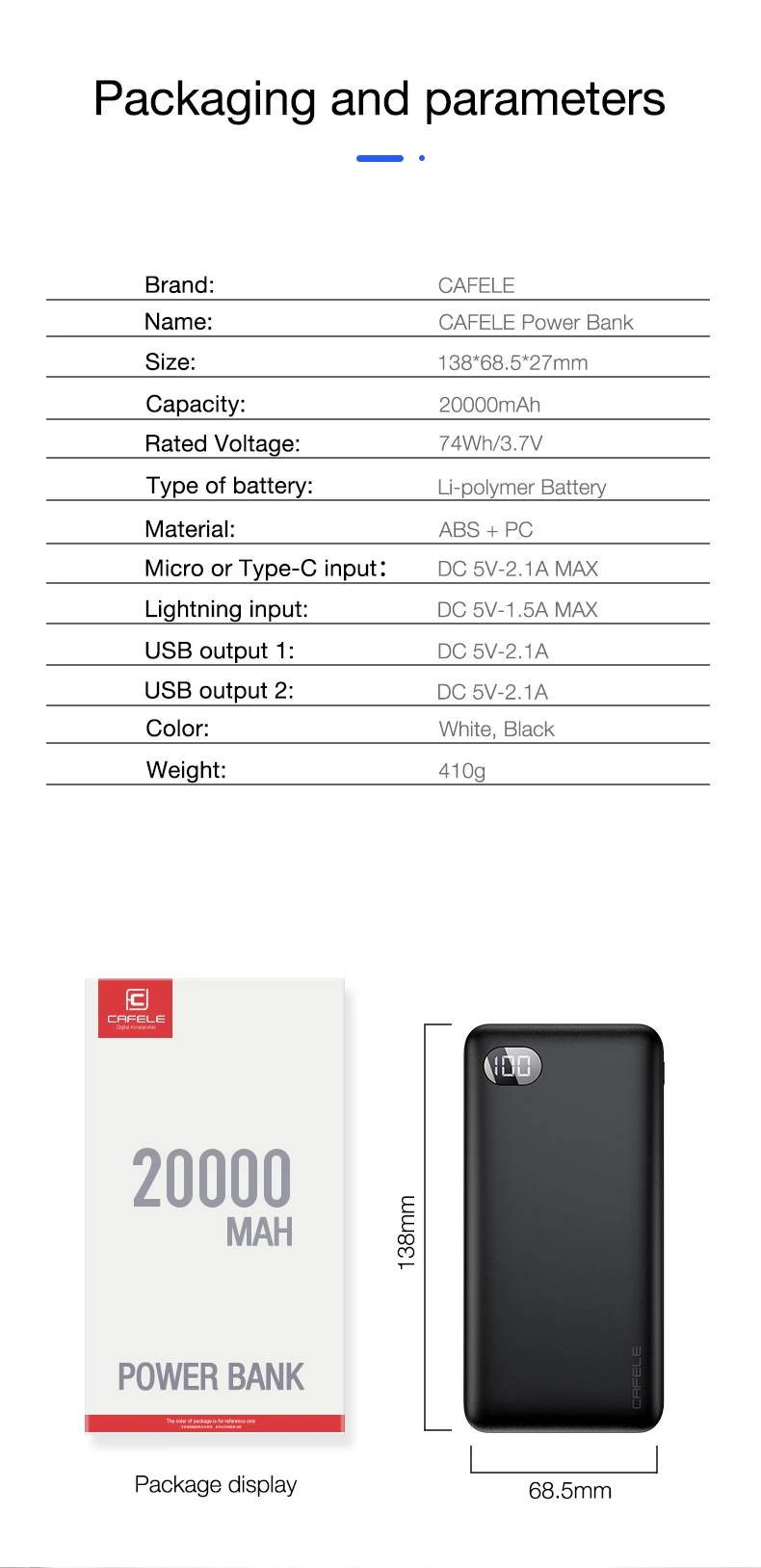20000mah power bank for iPhone Huawei Xiaomi Samsung (10)