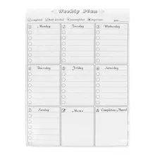 Магнитный холодильник Wall Art Стикеры календарь ежемесячный недельный планировщик белой доски стирания для Кухня 42x30 см недельный план