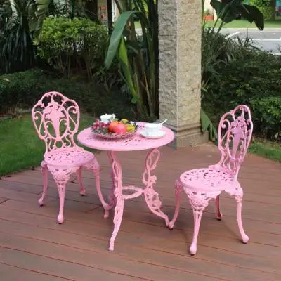 3 Piece Putih Bistro Patio Set Meja Dan 2 Mungkin Set Kursi Furnitur Outdoor Kursi Garden Furniture Set Aliexpress