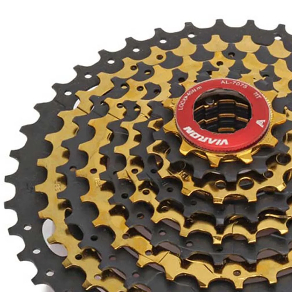 MTB Bike Cassette Freewheel 10 Speed 11-42T Wide Rotio wide-toothed with Variable Speed Bike cog cdg 10 Velocidade 42T VIARON