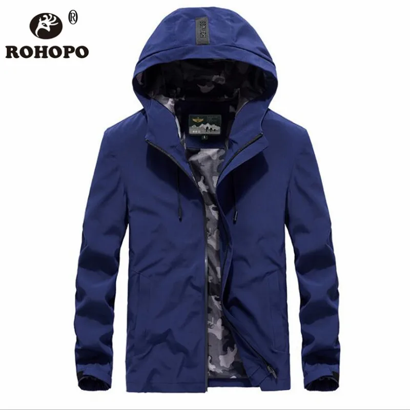 

Camouflage Liner Jackets Windbreaker Quick Dry 10% Spandex Elastic Outwear Military Out Door College Male Spring Street Wear