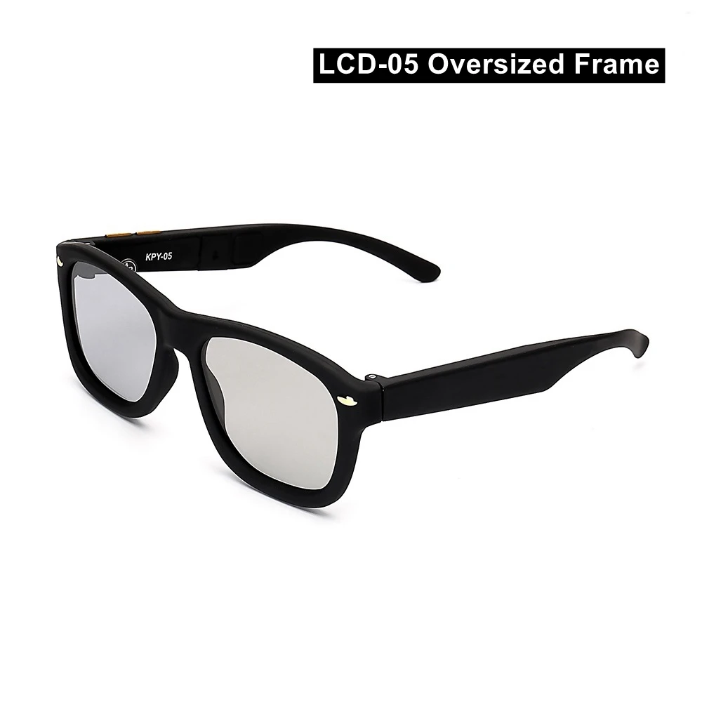 LCD-05 Oversized Электронные Diming солнцезащитные очки LCD дизайн жидкокристаллические поляризованные линзы заводские прямые поставки патентная технология - Цвет линз: LCD-05 Oversized