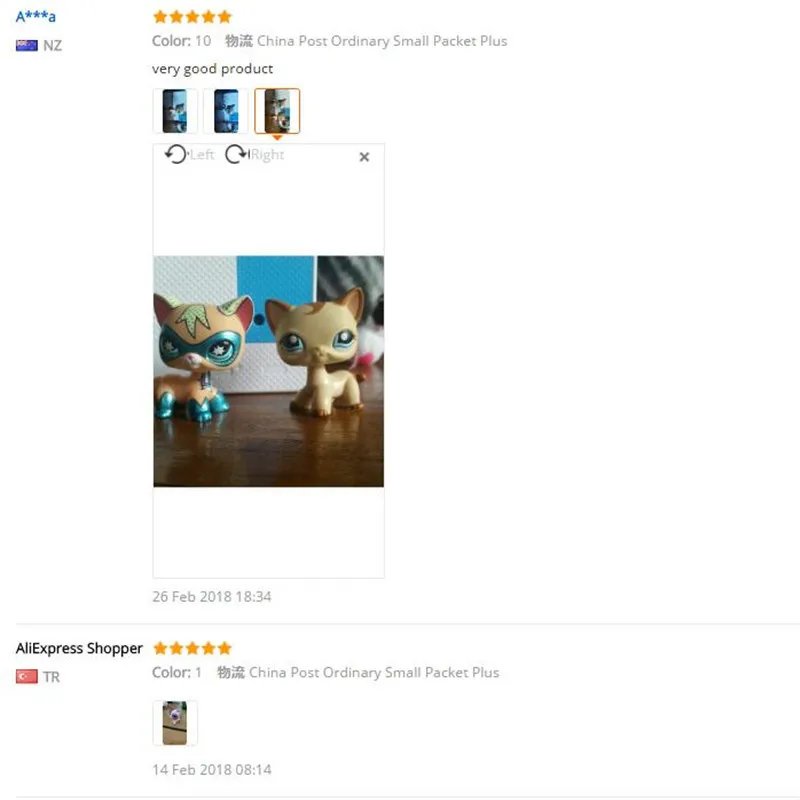 Real Pet Shop Lps Toys Collections Standing Short Hair Cat White Tabby Black Dachshund Dog Collie Great Dane