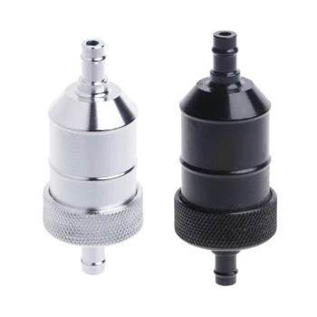 

Universal Aluminium Inline Fuel Oil Filter 1/4" 6mm Motorcycle Pit Dirt Bike
