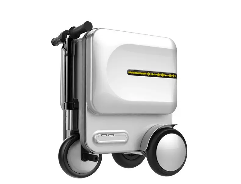 Чемодан для путешествий на электрической колесике. Роскошный Интеллектуальный чемодан-робот. Сумка для посадки в багажник.- 2