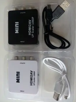 

Full HD 1080P HD VIDEO CONVERTER MINI HDMI INPUT TO AV OUTPUT