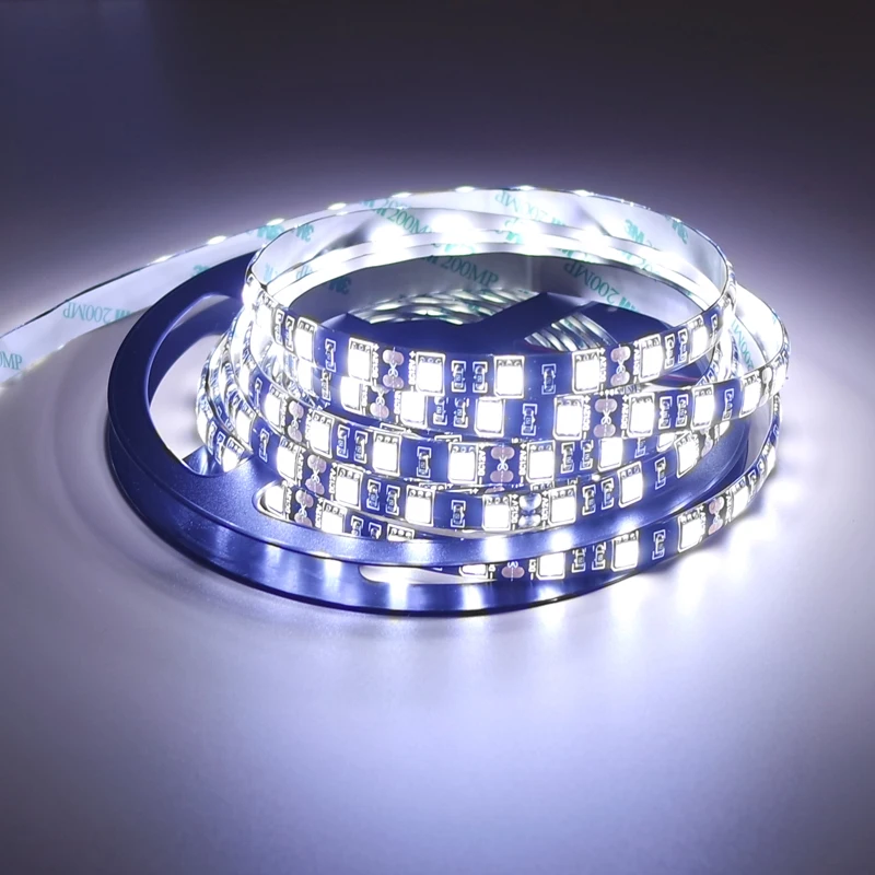 DC 12V светодиодная лента SMD 5050 черная печатная плата 60led/M Светодиодное освещение