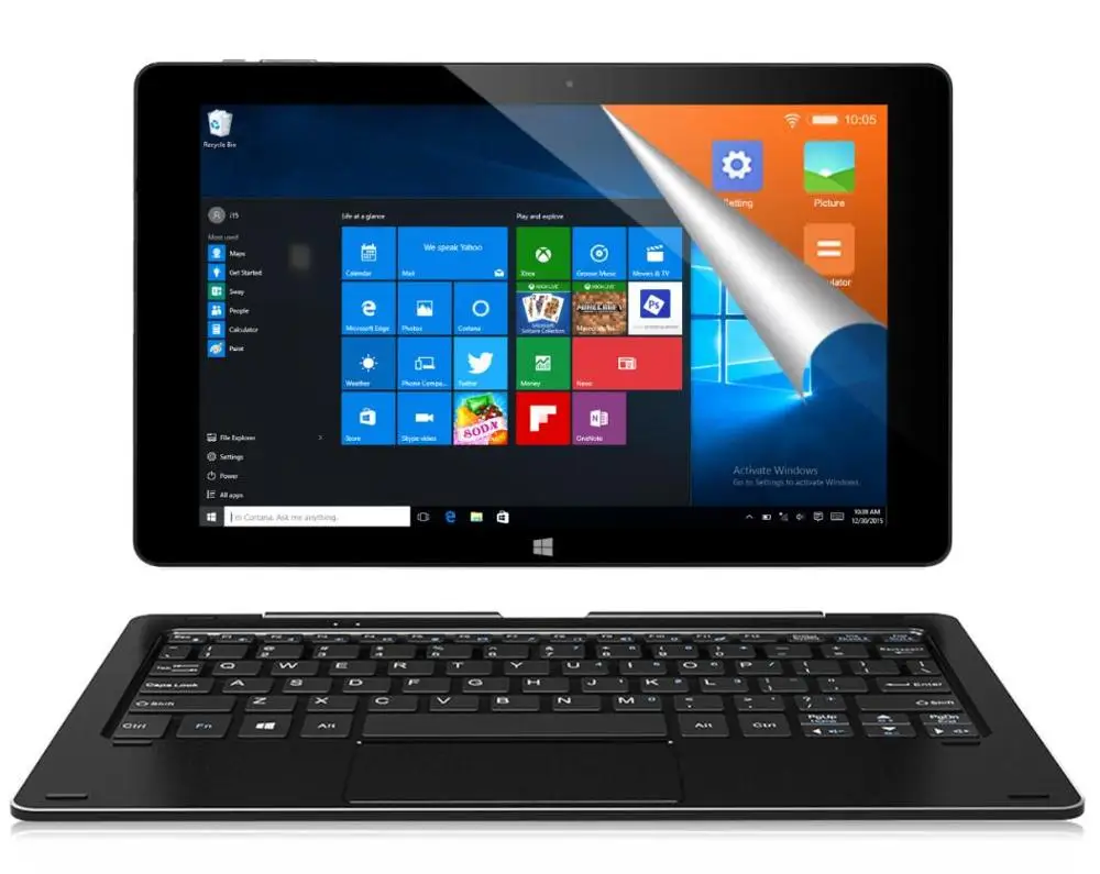 Alldocube 10," Iwork10 Pro планшеты ПК полный вид ips 1920*1200 Windows10+ Android 5,1 Intel Atom x5-Z8350 4 Гб портативный планшетный ПК - Комплект: Tablet and keyboard