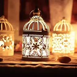 Новое поступление декоративные марокканской Фонари Подсвечник Висит Фонари Винтаж подсвечники домой Освещение украшения
