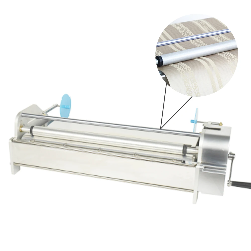 

Wallpaper gluing machine Hand-cranked stainless steel Wallpaper cementing machine Wallpaper decoration besmear to brush tool