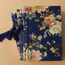 1 шт. эта ткань ручной работы винтажные годы Клык китайский стиль ткань большие синие цветы садовая серия