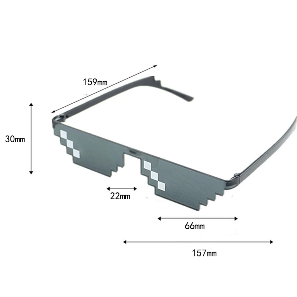 Tronzo забавные солнечные очки для фотосъемки, вечерние принадлежности, Необычные Солнцезащитные очки унисекс, мужские солнцезащитные очки Thug, для дня рождения, для фотосъемки, для взрослых