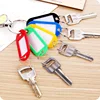 XUNZHE Labels 20pcs Colored Plastic Keychains for Keys Luggage ID Tag Key Rings with Labels with Name Cards ► Photo 3/6
