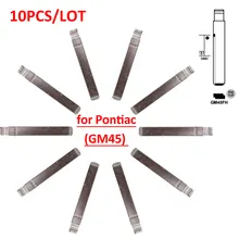 10 шт./партия) металлический Бланк Uncut Флип KD удаленного MIT8 ключа для Pontiac