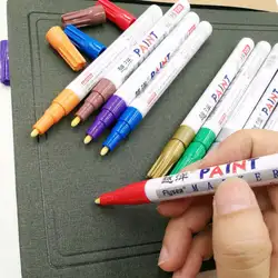 Цветной Водонепроницаемый ручка диск для балансировки шин протектора CD металлическая Перманентная краска маркеры граффити фломастер на